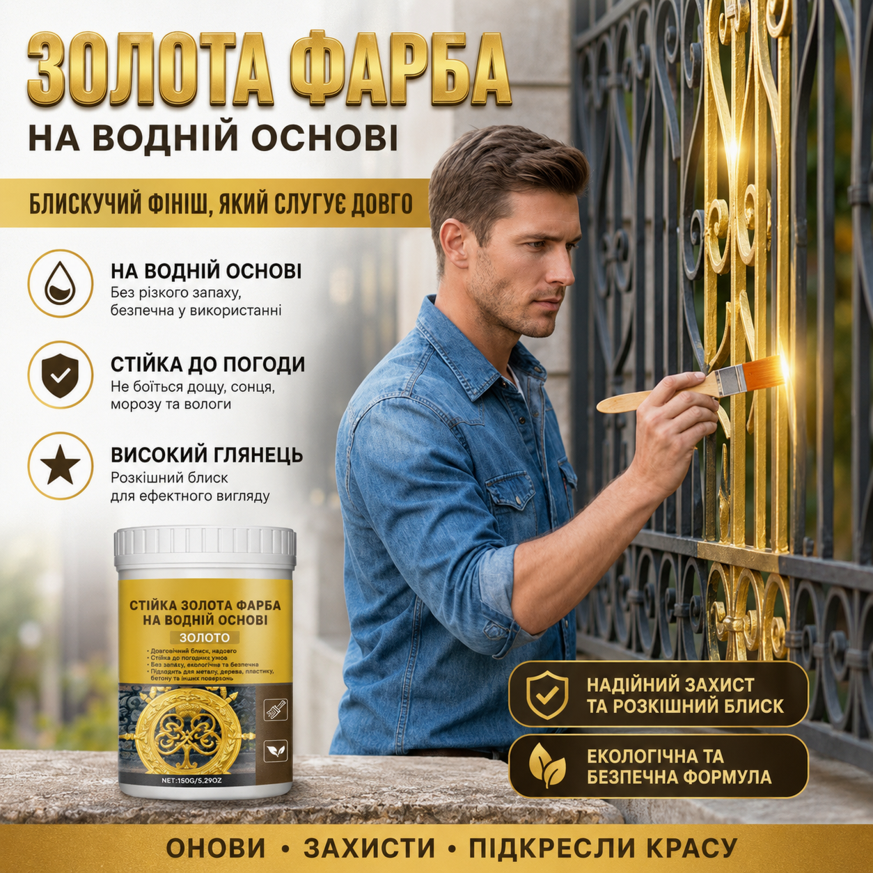  🏆 ЗОЛОТА ГЕРМЕТИЗУЮЧА ФАРБА 🏆