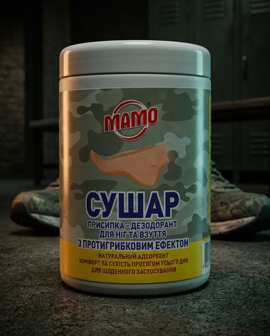СУШАР ДЕЗОДОРАНТ ДЛЯ НІГ